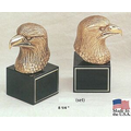 8 1/4 inch Tall American Made Solid Metal Eagle